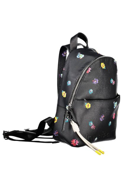 Desigual - Black Polyurethane Women Backpack