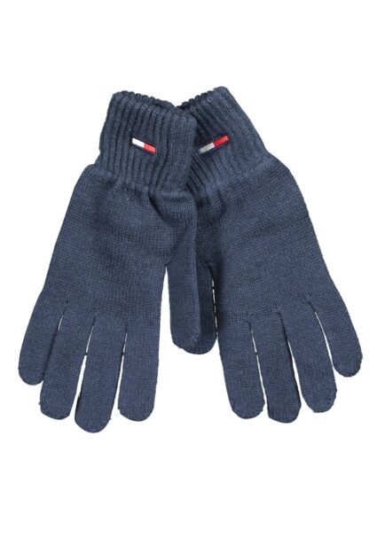 Tommy Hilfiger - Blue Cotton Men Glove