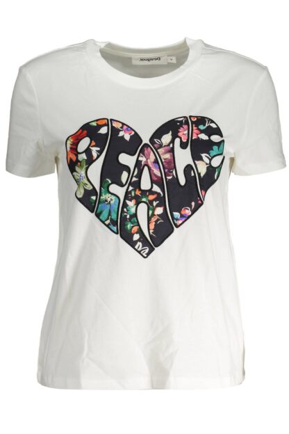 Desigual - White Cotton Women's Top