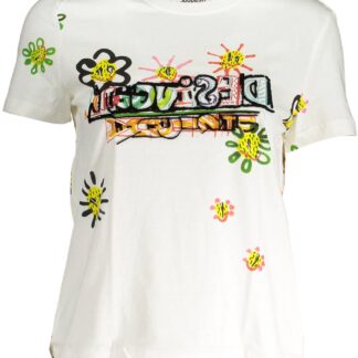 Desigual - White Cotton Women's Top