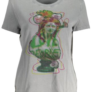 Desigual - White Cotton Women T-Shirt