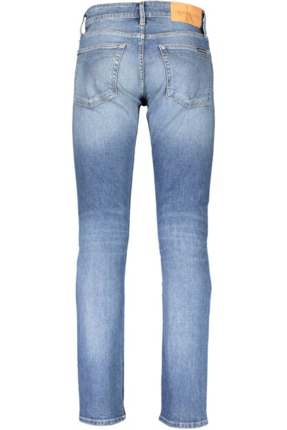 Calvin Klein - Blue Cotton Men Slim Jean