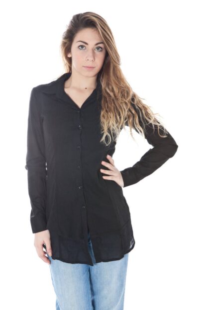 Denny Rose - Black Cotton Women Shirt