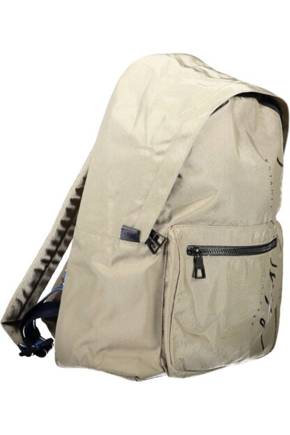 Tommy Hilfiger - Beige Polyester Men Backpack