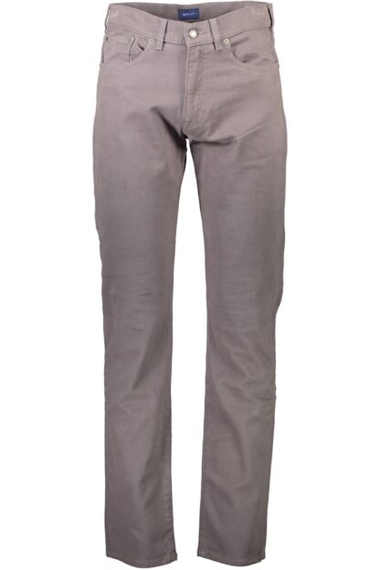 Gant - Gray Cotton Men Trouser