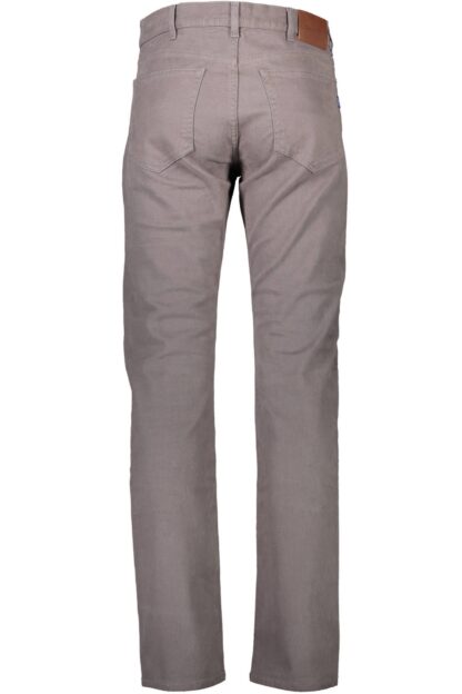 Gant - Gray Cotton Men Trouser