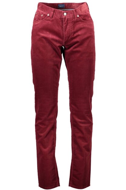 Gant - Red Cotton Men Pant