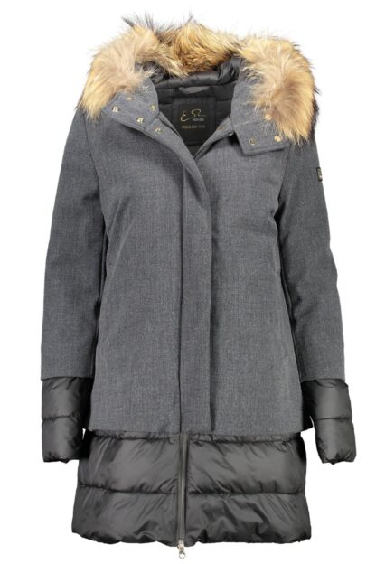 Yes Zee - Gray Polyester Women Jacket