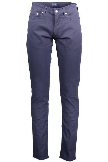 Gant - Blue Cotton Men Trouser