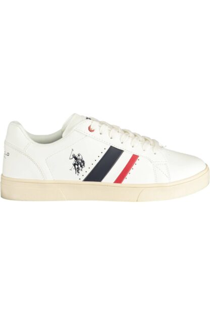 U.S. POLO ASSN. - White Eco Leather Men Sneaker