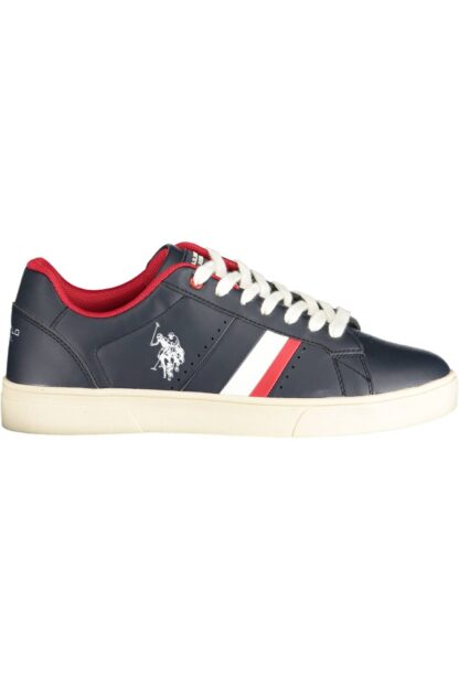 U.S. POLO ASSN. - Blue Eco Leather Men Sneaker