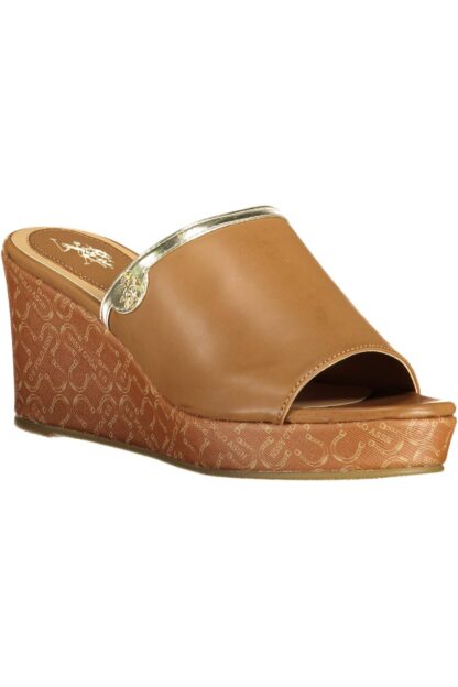 U.S. POLO ASSN. - Brown Eco Suede Women Sandal