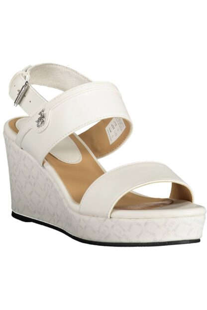 U.S. POLO ASSN. - White Eco Leather Women Sandal