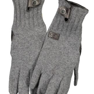 Harmont & Blaine - Black Wool Men Glove