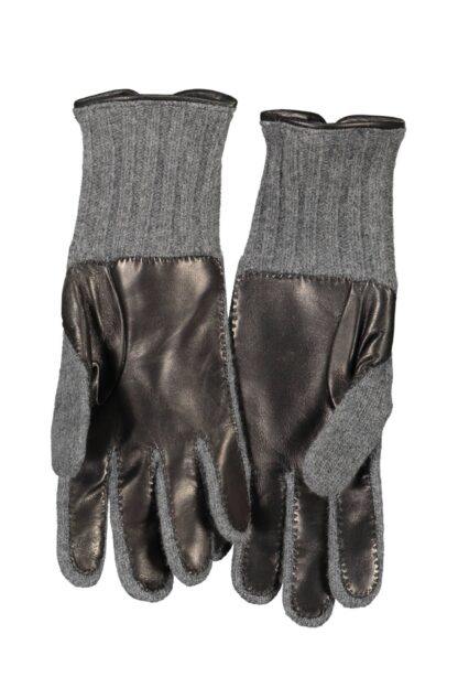 Harmont & Blaine - Gray Wool Men Glove