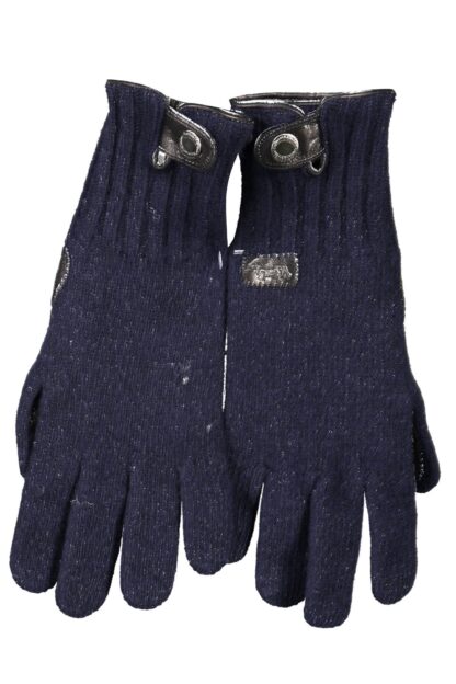 Harmont & Blaine - Blue Wool Men Glove