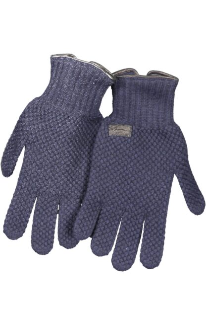 Harmont & Blaine - Blue Wool Men Glove