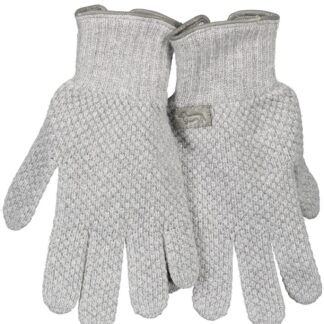 Dolce & Gabbana - Elegant Gray Mink Fur Leather Elbow Gloves