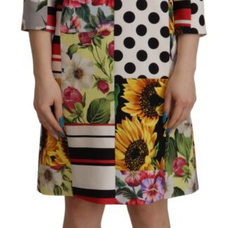 Dolce & Gabbana - Patchwork Sheath Mini Dress - Multicolor Elegance