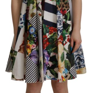 Dolce & Gabbana - Patchwork Elegance Silk Blend Dress