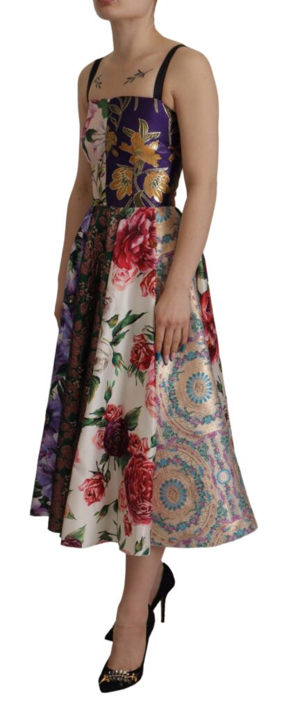 Dolce & Gabbana - Patchwork Elegance Silk Blend Dress