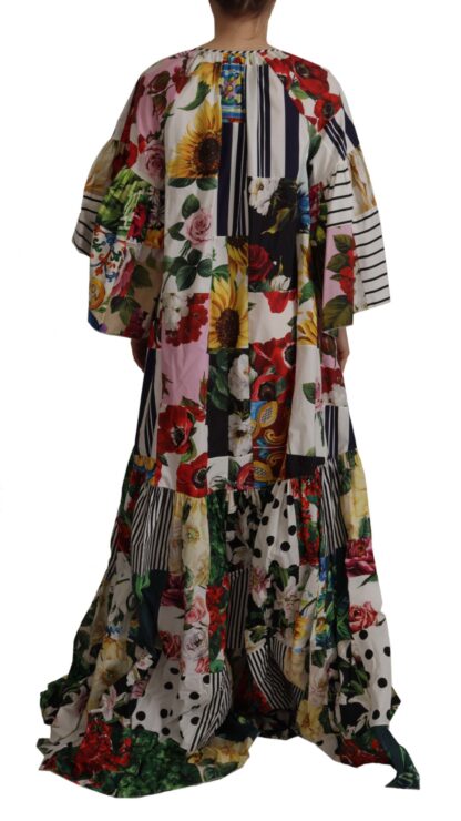 Dolce & Gabbana - Multicolor Patchwork Kaftan Dress