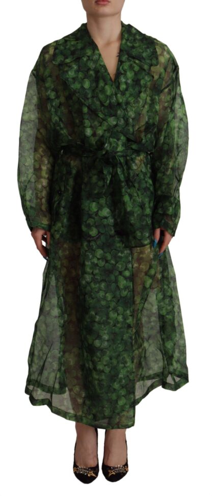 Dolce & Gabbana - Enchanting Sheer Silk Organza Trench Coat