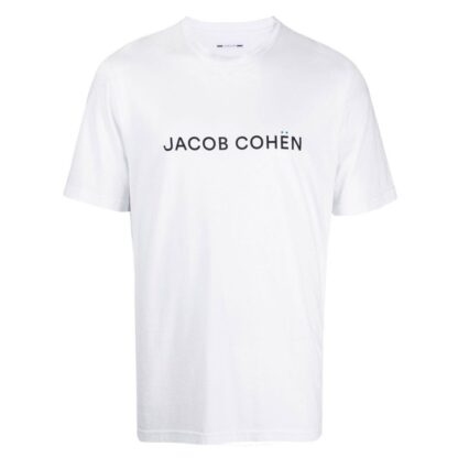 Jacob Cohen - White Cotton Men T-Shirt