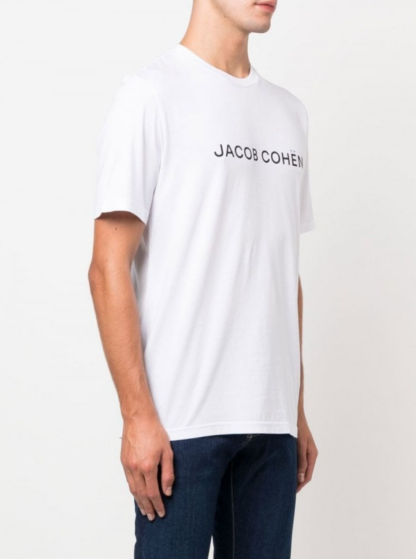 Jacob Cohen - White Cotton Men T-Shirt