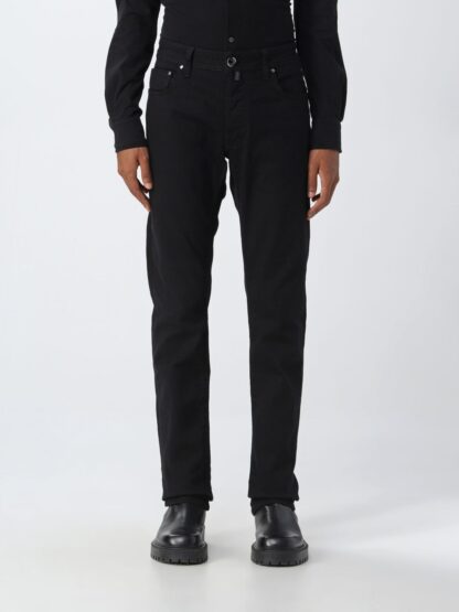 Jacob Cohen - Black Cotton Men Jeans