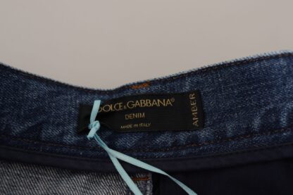 Dolce & Gabbana - Patchwork Jacquard Denim Relaxed Jeans