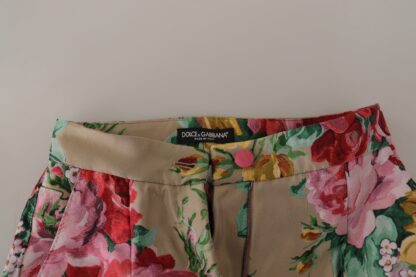 Dolce & Gabbana - Floral High-Waist Dress Pants