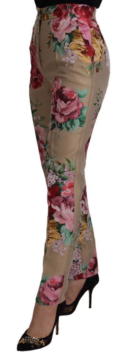 Dolce & Gabbana - Floral High-Waist Dress Pants