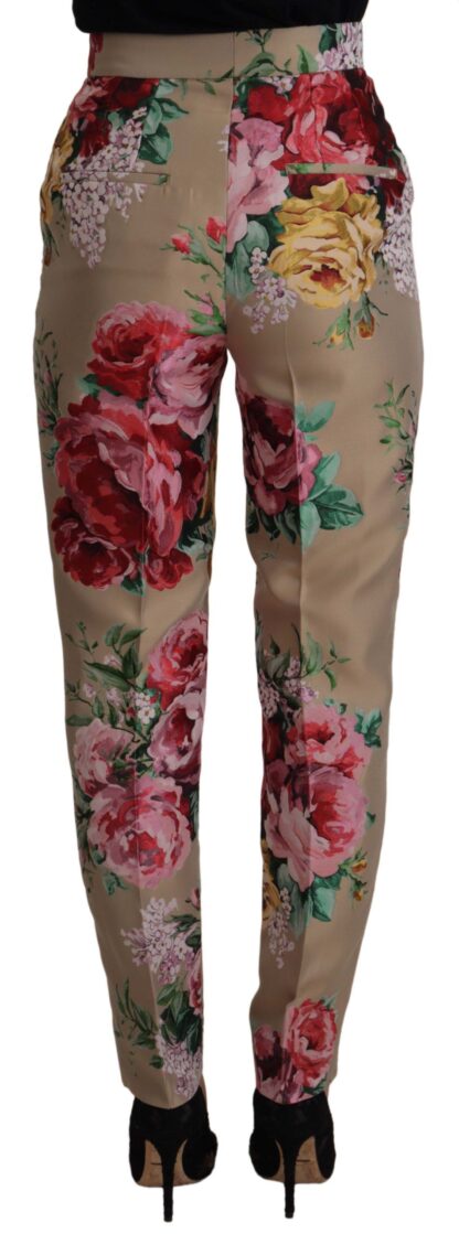 Dolce & Gabbana - Floral High-Waist Dress Pants