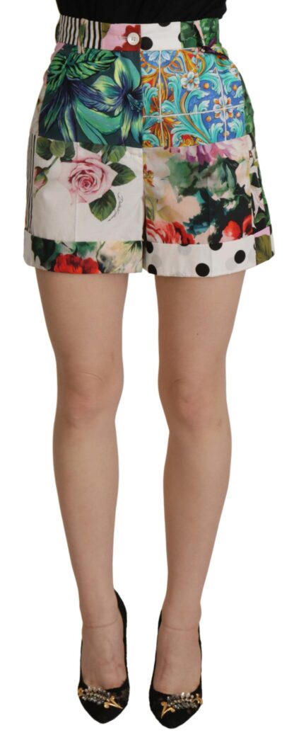 Dolce & Gabbana - Floral High Waist Hot Pants Shorts