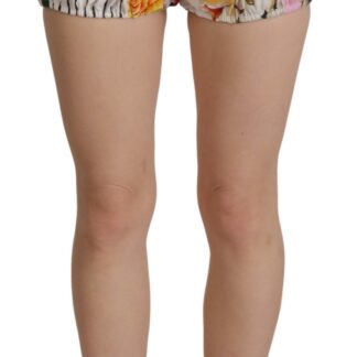 Dolce & Gabbana - Floral High Waist Hot Pants Shorts