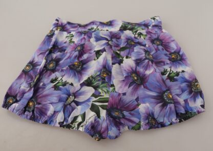 Dolce & Gabbana - Elegant Floral High Waist Designer Shorts