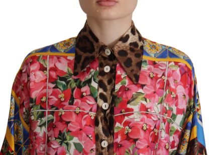 Dolce & Gabbana - Elegant Silk Floral Print Blouse