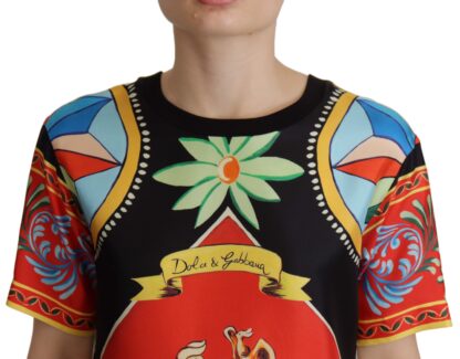 Dolce & Gabbana - Glamourous Multicolor Silk Top