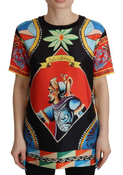 Dolce & Gabbana - Glamourous Multicolor Silk Top