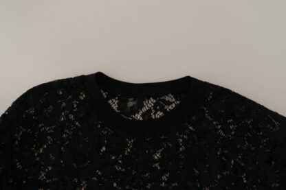 Dolce & Gabbana - Elegant Black Long Sleeve Blouse Top