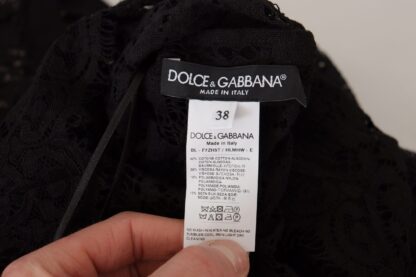 Dolce & Gabbana - Elegant Black Long Sleeve Blouse Top