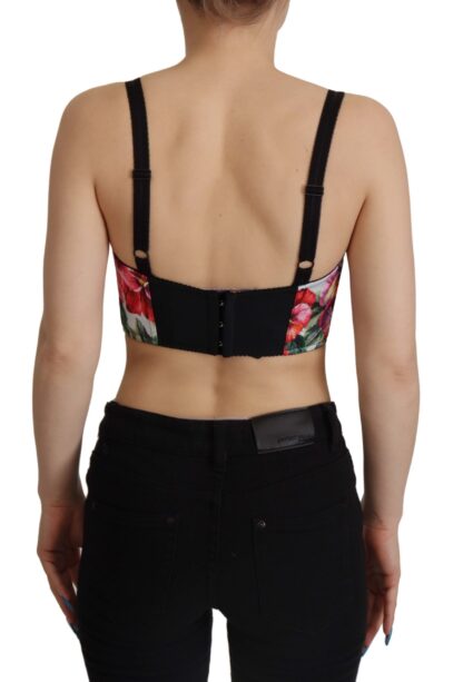 Dolce & Gabbana - Floral Print Cropped Corset Top