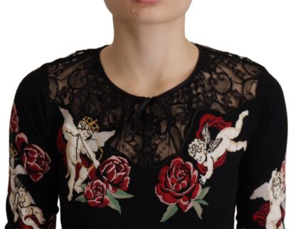 Dolce & Gabbana - Embroidered Angel Cardigan Sweater