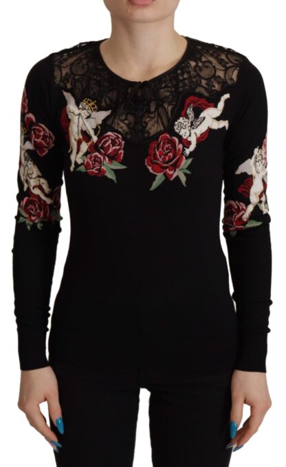 Dolce & Gabbana - Embroidered Angel Cardigan Sweater