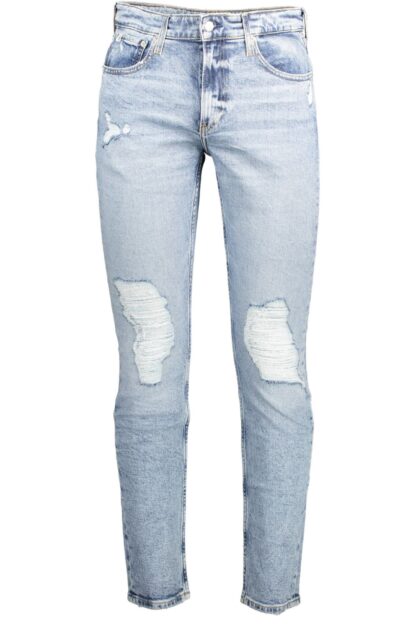 Calvin Klein - Light Blue Cotton Men Jeans