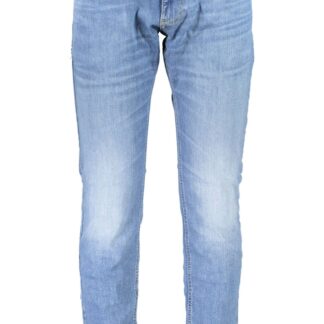 Tommy Hilfiger - Light Blue Cotton Men Jeans