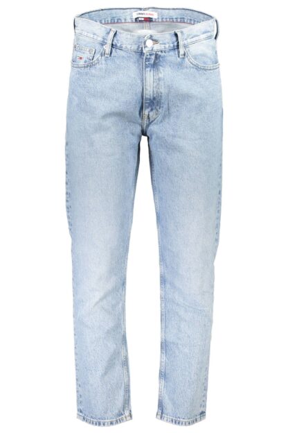 Tommy Hilfiger - Light Blue Cotton Men Jeans