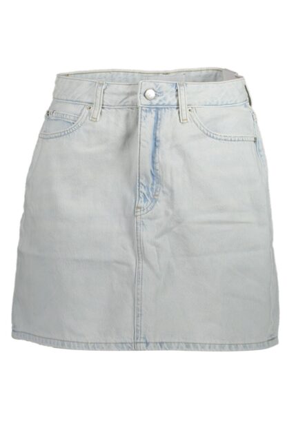 Calvin Klein - Light Blue Cotton Women Skirt