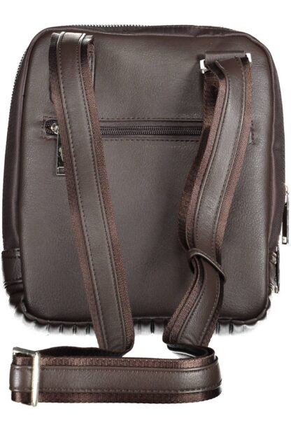 Aeronautica Militare - Brown Polyester Men Shoulder Bag